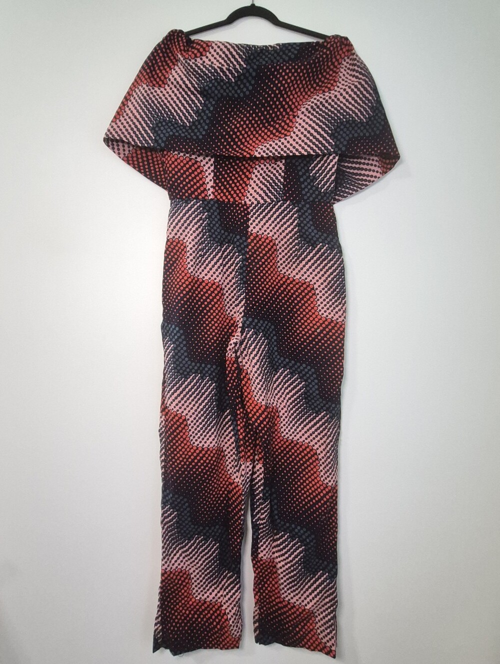 NWT Heritage Clothing Ankara African Print Wide Leg Jumpsuit M